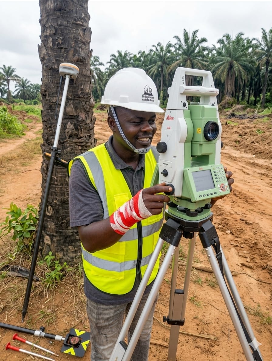 Wealthplus surveyor at work